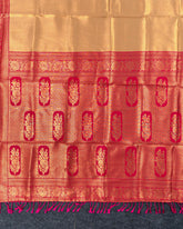 SC4128 - Tissue Saree With Copper Zari All Over Body